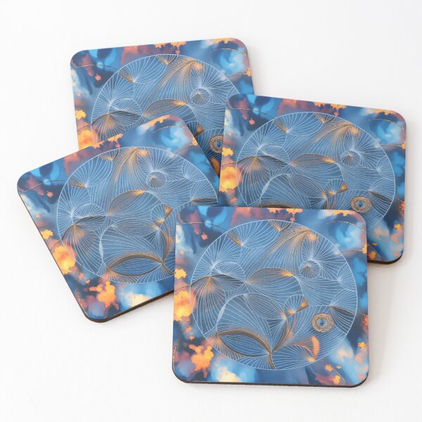 Item preview, Blue Gold Mandala designed and sold by Lakuekarts.