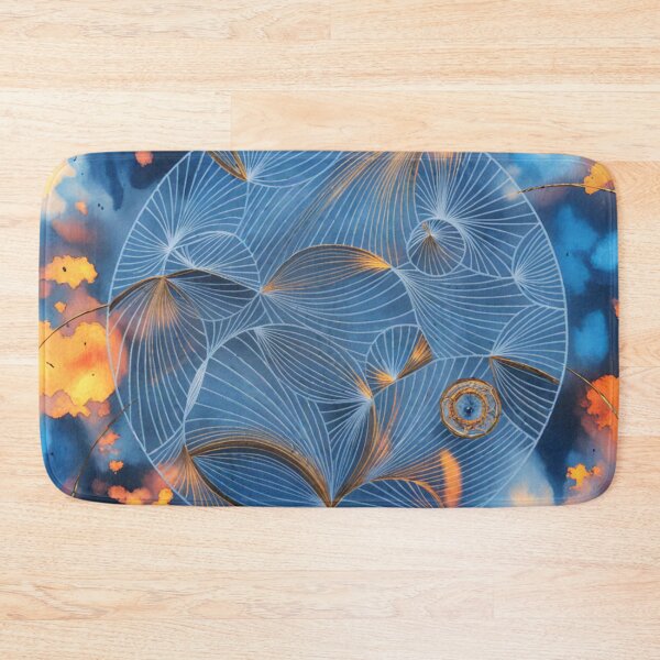 Item preview, Blue Gold Mandala designed and sold by Lakuekarts.