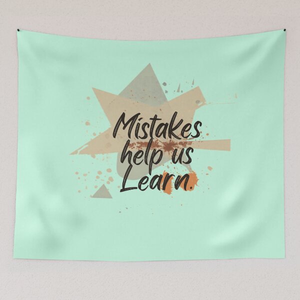 Item preview, “Mistakes help us learn.”  | Aero Blue designed and sold by Grixel's Paang Gala Shop.