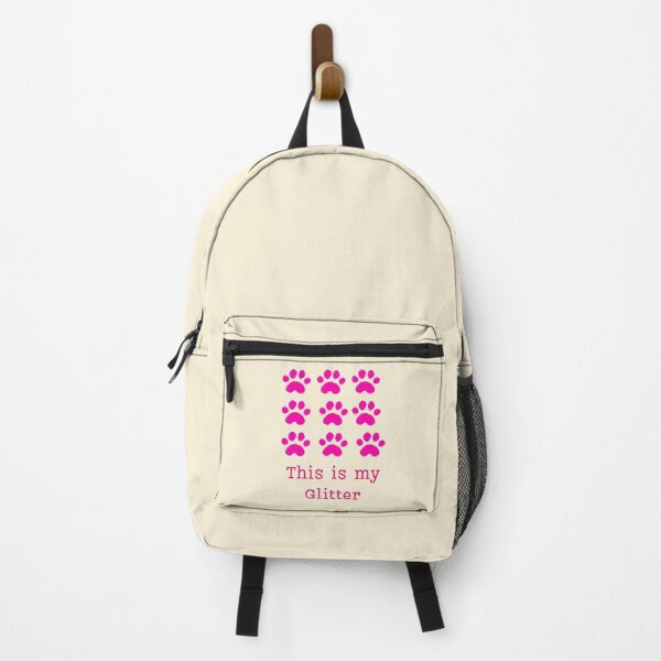 Item preview, Funny Pink Glitter Paw Prints Pet Lover Design designed and sold by ShaderShirts.