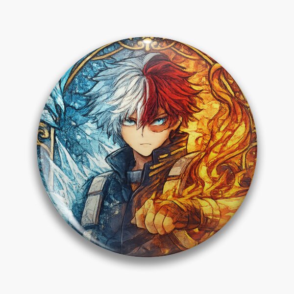 Item preview, Icy-Hot Stained Glass Portrait designed and sold by makiju.