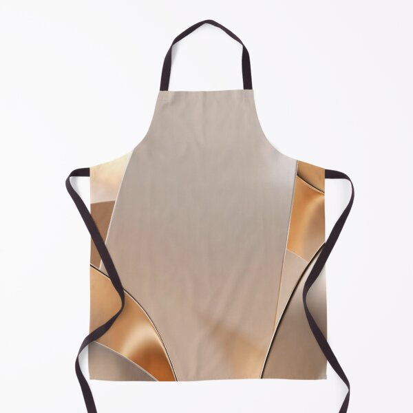 Item preview, Luxury Gold and Beige Abstract Curves designed and sold by IntelliMindDesigns.