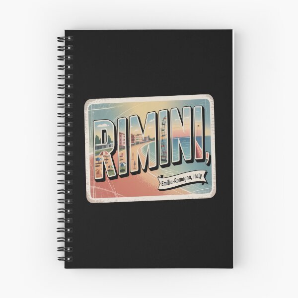Item preview, Rimini Vintage Postcard Sticker – Emilia‑Romagna Italy Retro Beach Art designed and sold by stickercuffs.