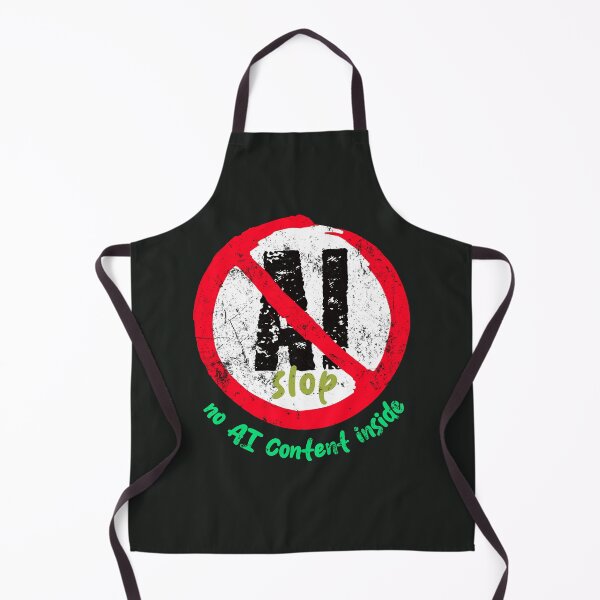 Item preview, No AI Symbol - No AI content Inside designed and sold by Frank J. Art.