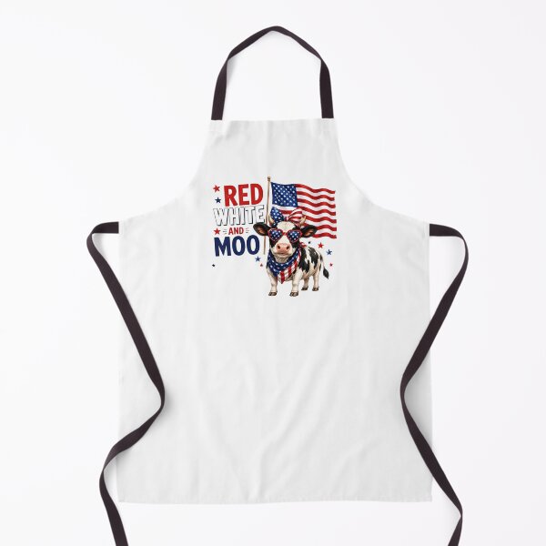 Item preview, Red White and Moo | Funny Patriotic USA Cow Design designed and sold by Cutie Galore.
