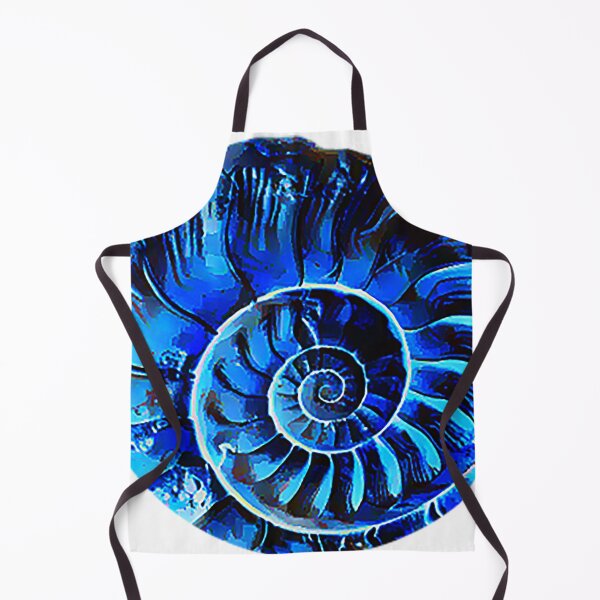 Item preview, Oceanic Blue Spiral Shell designed and sold by Gdmark.