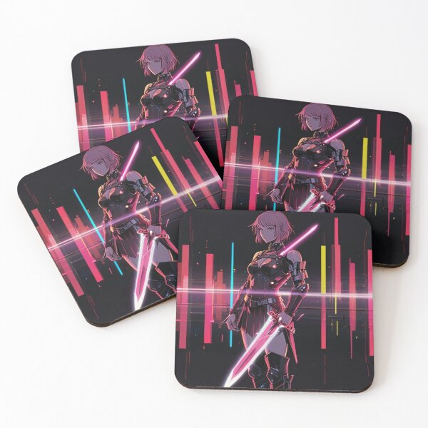 Item preview, Anime Girl Sword Warrior Art Art | Shadowed Techwear Anime Design designed and sold by Joy-boy-op.