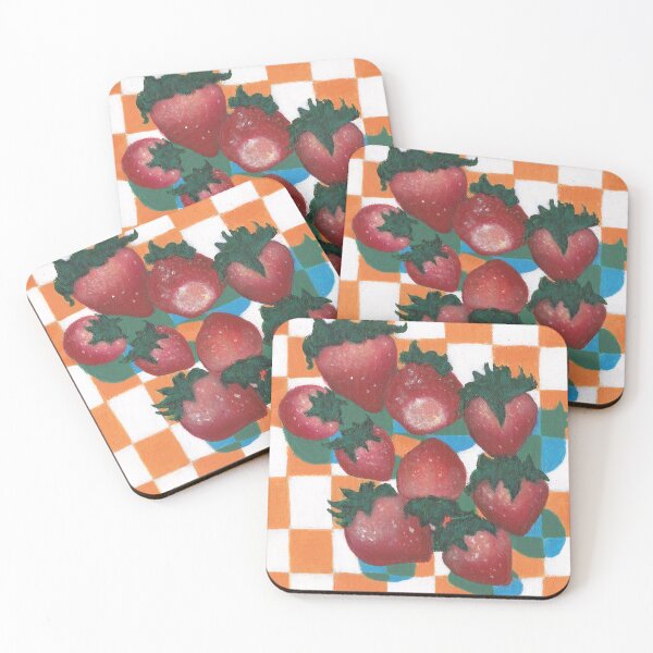 Item preview, Strawberries and checkers  designed and sold by Lunardreams54.