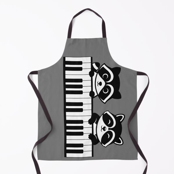 Item preview, Raccoon piano duet designed and sold by InkRiot Studios.