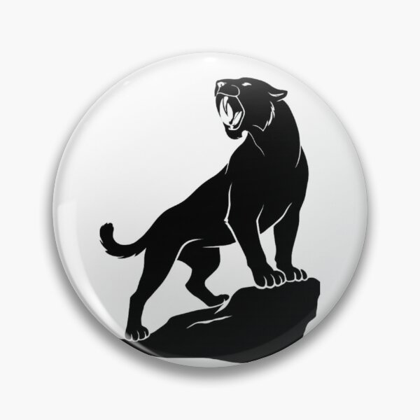 Item preview, Black Panther Silhouette Roaring on Rock | Transparent PNG  designed and sold by arifali786.