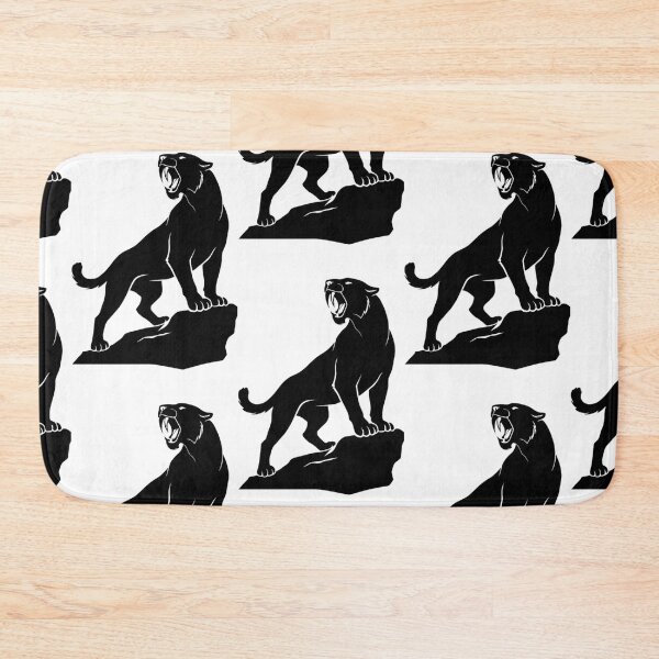 Item preview, Black Panther Silhouette Roaring on Rock | Transparent PNG  designed and sold by arifali786.