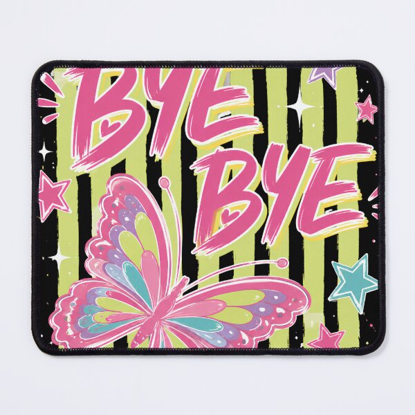 Item preview, Bye Bye Butterfly Funny Striped Teacher Last Day of School Art designed and sold by VGAfanatic.