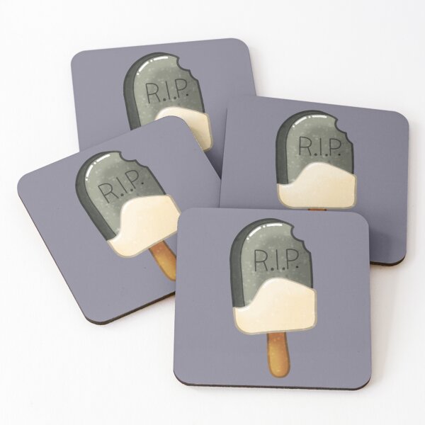 Item preview, RIP Tombstone Popsicle – Cute Summerween Halloween Treat designed and sold by DerpCat Sketches.