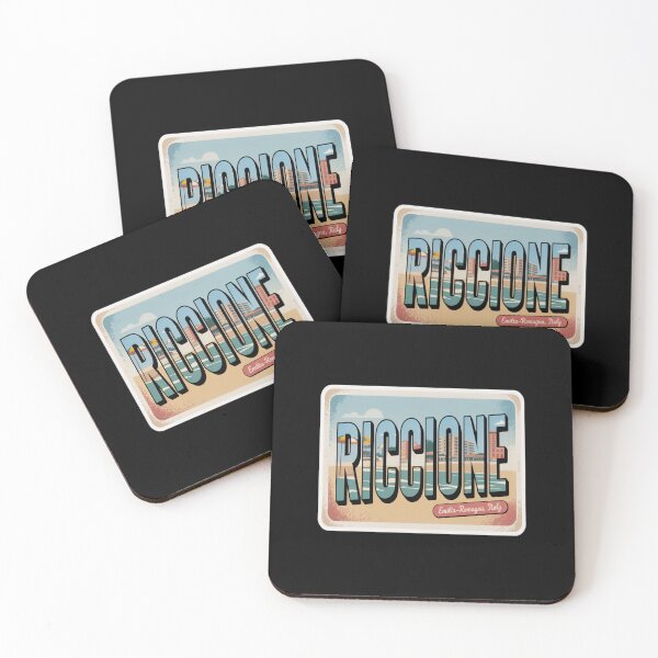 Item preview, Riccione Vintage Postcard Sticker – Emilia‑Romagna Italy Retro Beach Art designed and sold by stickercuffs.