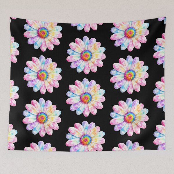 Item preview, Rainbow Tie Dye Daisy Flower designed and sold by jgvisualarts.