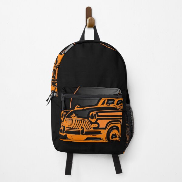 Item preview, Retro Orange Classic Car – Vintage Automotive Illustration designed and sold by Jankes88.