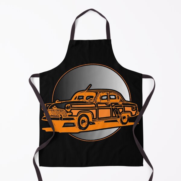 Item preview, Retro Orange Classic Car – Vintage Automotive Illustration designed and sold by Jankes88.