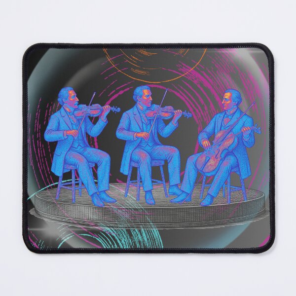 Item preview, A String Instrument Trio Sketched Color designed and sold by BrightrDayMusicArt.