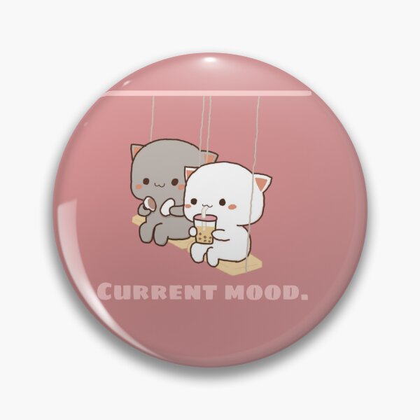 Item preview, Current Mood Cute Cats Drinking Boba Milk Tea designed and sold by FMSeamlessArt.