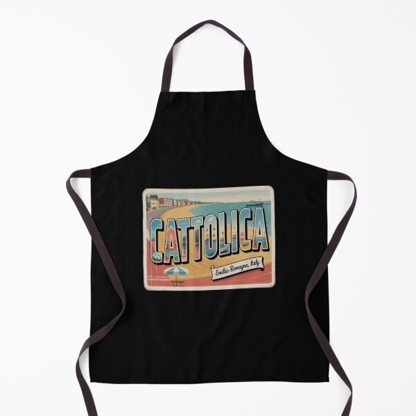 Item preview, Cattolica Vintage Postcard Sticker – Emilia‑Romagna Italy Retro Coastal Art designed and sold by stickercuffs.