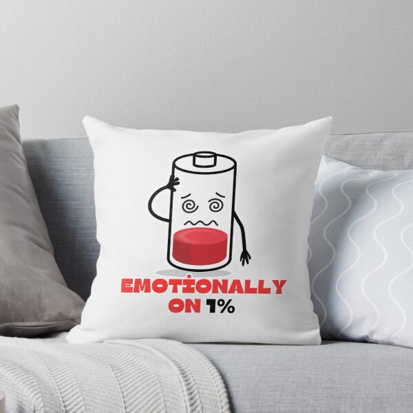 Item preview, Emotionally on 1% | Funny Low Battery Mood Design designed and sold by MagnetStyle.
