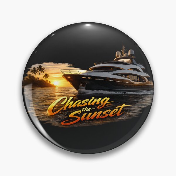 Item preview, Chasing the Sunset – Luxury Yacht Tropical Escape designed and sold by Les-Ink-Studio.