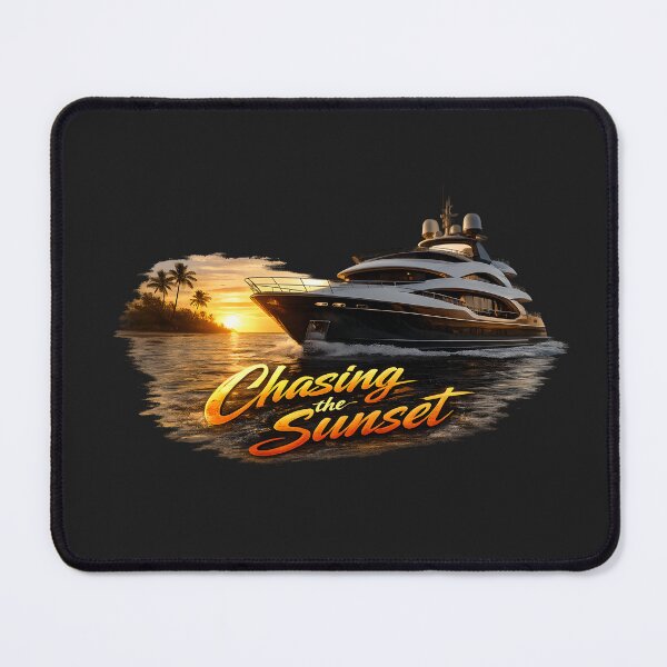 Item preview, Chasing the Sunset – Luxury Yacht Tropical Escape designed and sold by Les-Ink-Studio.