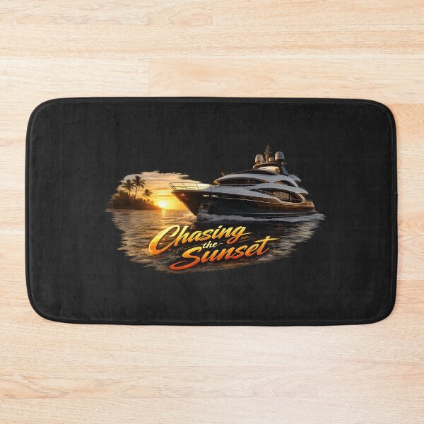 Item preview, Chasing the Sunset – Luxury Yacht Tropical Escape designed and sold by Les-Ink-Studio.
