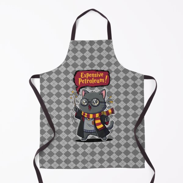 Item preview, Kitten Potter Gray Cat - Expensive Petroleum! Funny Cats designed and sold by Juka-Arts-CC.