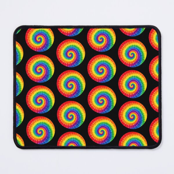 Item preview, Rainbow Tie Dye Spiral Circle designed and sold by jgvisualarts.