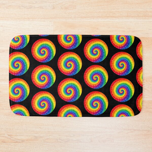 Item preview, Rainbow Tie Dye Spiral Circle designed and sold by jgvisualarts.