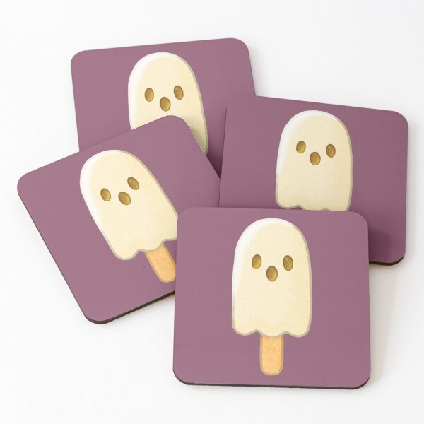 Item preview, Ghost Popsicle – Cute Summerween Halloween Treat designed and sold by DerpCat Sketches.