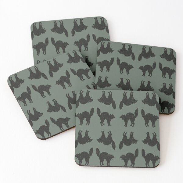 Item preview, Oh, Its You Again - bristling black cat designed and sold by StellarBees.