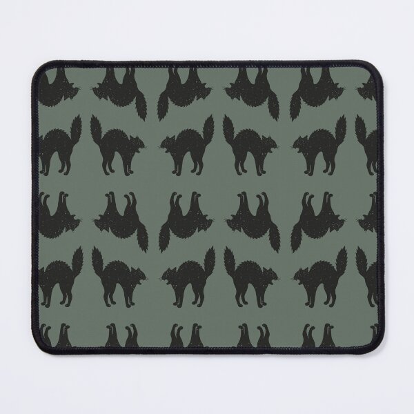 Item preview, Oh, Its You Again - bristling black cat designed and sold by StellarBees.