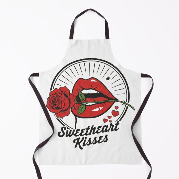 Item preview, Vintage Red Lips Rose Retro Pin-Up Sticker | 1950s Americana Classic Art Decal designed and sold by Ditstyle.