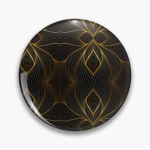 Item preview, Elegant Gold Geometric Boho Pattern⁠ designed and sold by IO Soul Spaces.