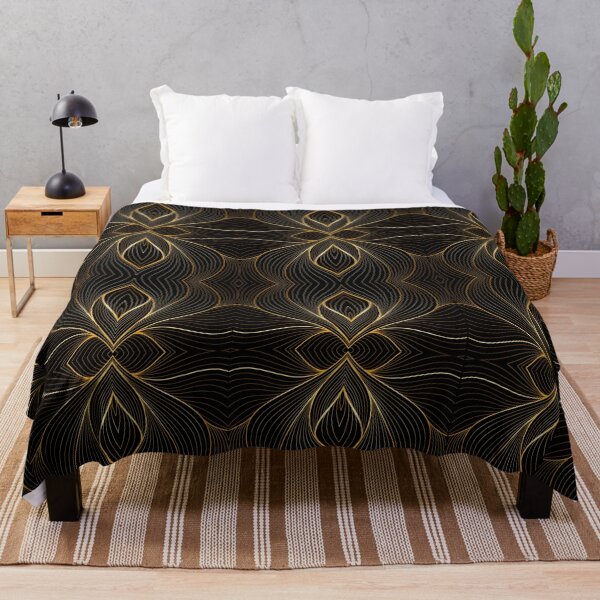 Item preview, Elegant Gold Geometric Boho Pattern⁠ designed and sold by IO Soul Spaces.