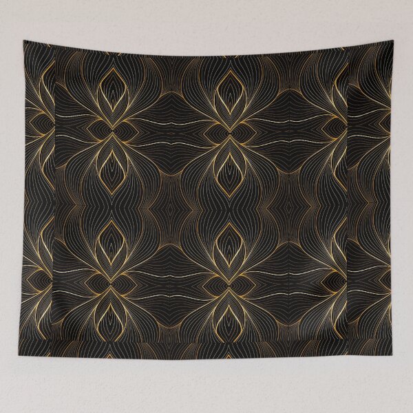 Item preview, Elegant Gold Geometric Boho Pattern⁠ designed and sold by IO Soul Spaces.