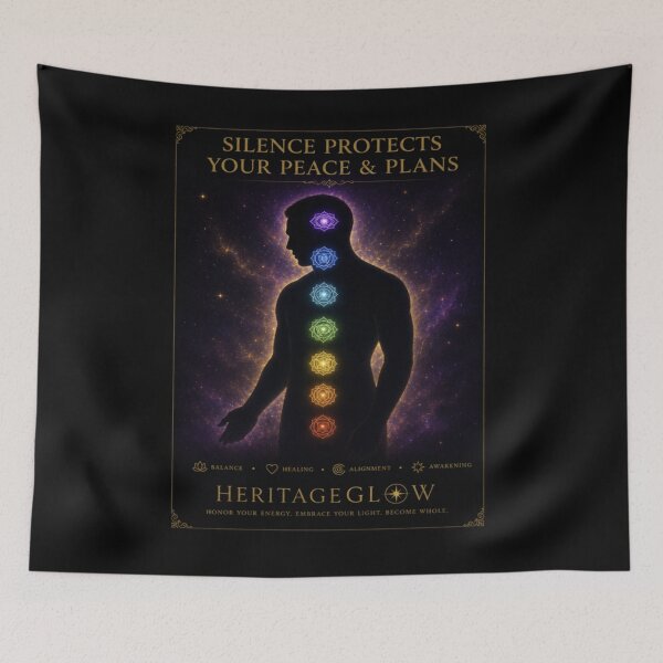 Item preview, Silence Protects Peace & Plans designed and sold by HeritageGlow.