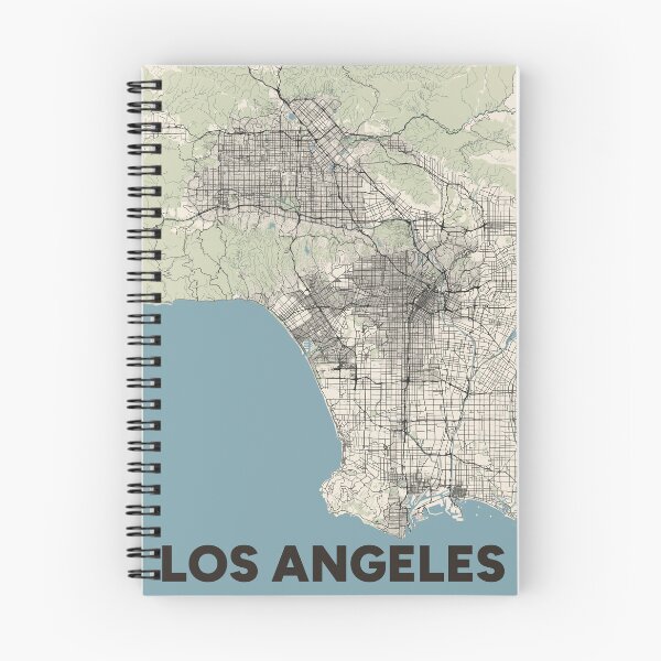 Item preview, Los Angeles Map designed and sold by MapsNerd.