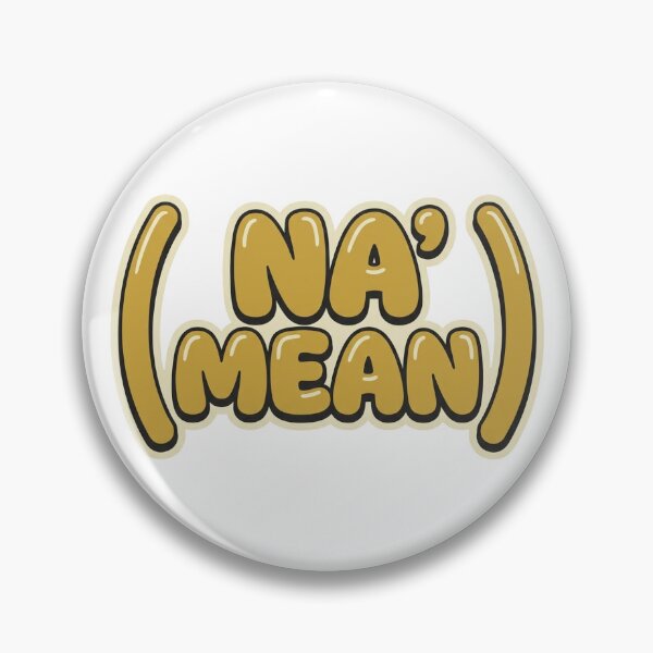 Item preview, Retro Parenthetical NA' MEAN Bubble Typography Vintage designed and sold by DuckOddity.