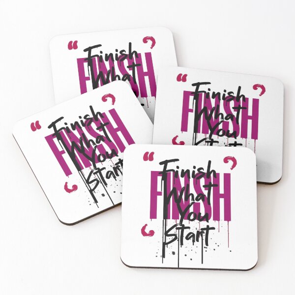 Item preview,  Finish What You Start - Urban Graffiti Typography designed and sold by A-M-G-Shop.