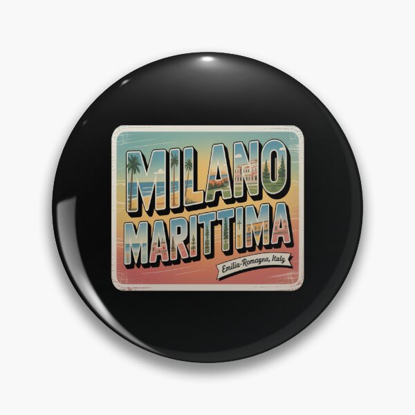 Item preview, Milano Marittima Vintage Postcard Sticker – Emilia‑Romagna Italy Retro Beach Art designed and sold by stickercuffs.