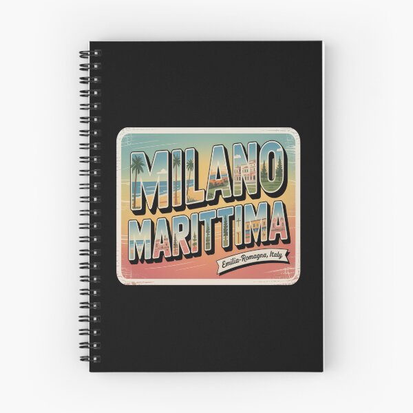 Item preview, Milano Marittima Vintage Postal Pegatina – Emilia‑Romagna Italia Retro Beach Art designed and sold by stickercuffs.