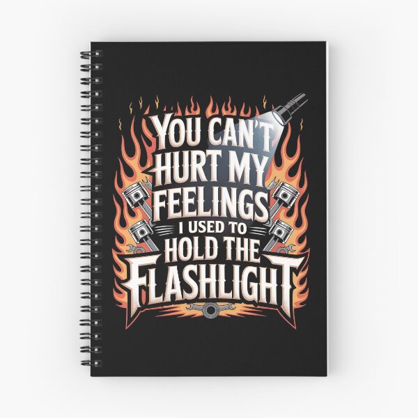 Item preview, You Can't Hurt My Feelings I Used To Hold The Flashlight Retro Mechanic Dad Humor designed and sold by Redgiant87x.