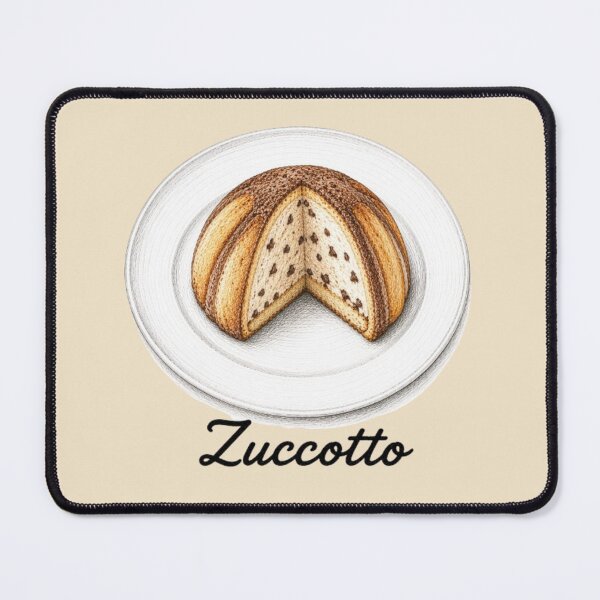 Item preview, Zuccotto – Italian Dessert Illustration designed and sold by JOANNASKAH.