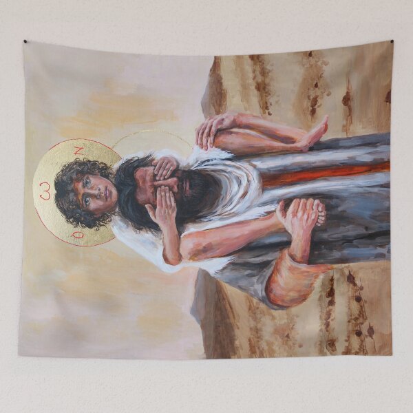 Artikelvorschau, Jesus und der heilige Josef entworfen und verkauft von Ingrid Blixt.