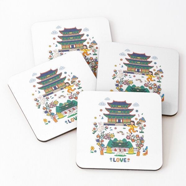 Item preview, Vibrant Korean Heritage and Pop Art Illustration designed and sold by M.Store.