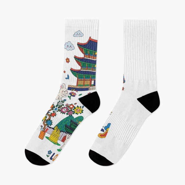 Item preview, Vibrant Korean Heritage and Pop Art Illustration designed and sold by M.Store.