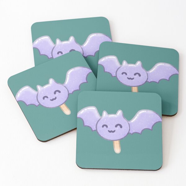 Item preview, Cute Bat Popsicle – Kawaii Summerween Treat designed and sold by DerpCat Sketches.